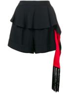 Alexander Mcqueen Hanging Tassel Shorts - Black