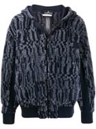Stone Island Shadow Project Zip-up Knit Jacket - Blue