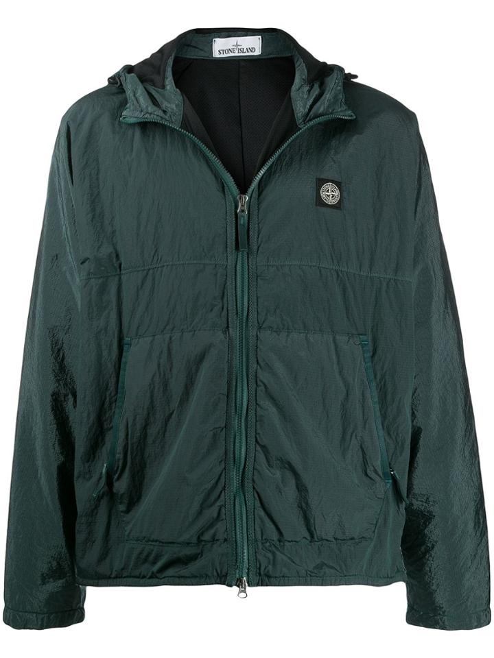Stone Island Logo Jacket - Green