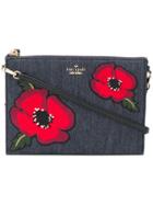Kate Spade Floral Denim Clutch - Blue
