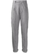 Hope Checked Trousers - Grey