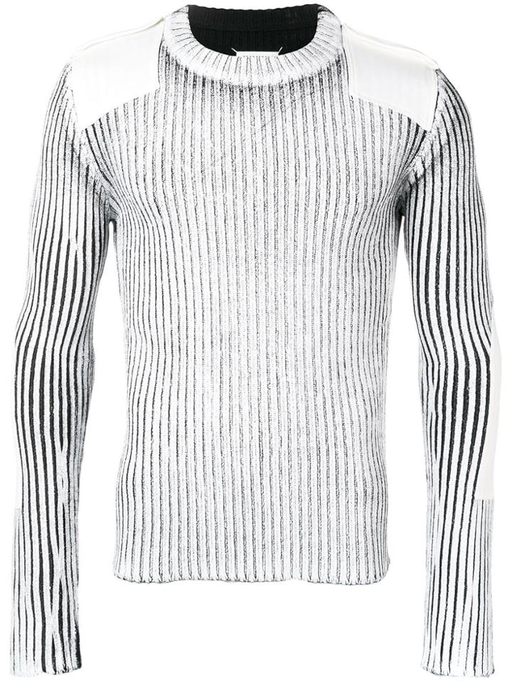 Maison Margiela Ribbed Knit Jumper - White