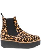 Flamingos Pooky Leopard Boots - Brown