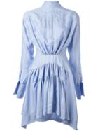 J.w.anderson Draped Dress, Women's, Size: 10, Blue, Silk