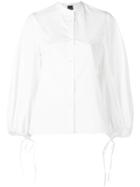 Aspesi Billowing Sleeved Blouse - White