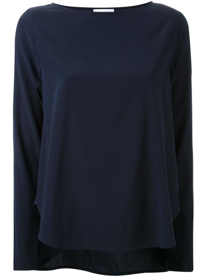 Scanlan Theodore Stretch Silk Trapeze Top