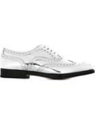 Church S Metallic (grey) Lace-up Shoes, Women's, Size: 40, Leather