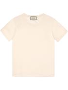 Gucci Gucci Stamp Print T-shirt - Nude & Neutrals