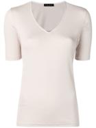 Fabiana Filippi Ribbed Jersey T-shirt - Neutrals
