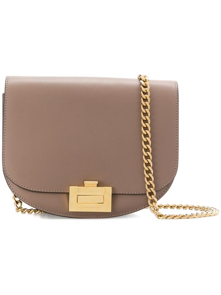 Victoria Beckham Saddle Shoulder Bag - Brown