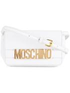Moschino Branded Bag, Women's, White, Calf Leather