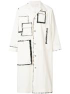 Toogood Painted Button Up Coat - Nude & Neutrals