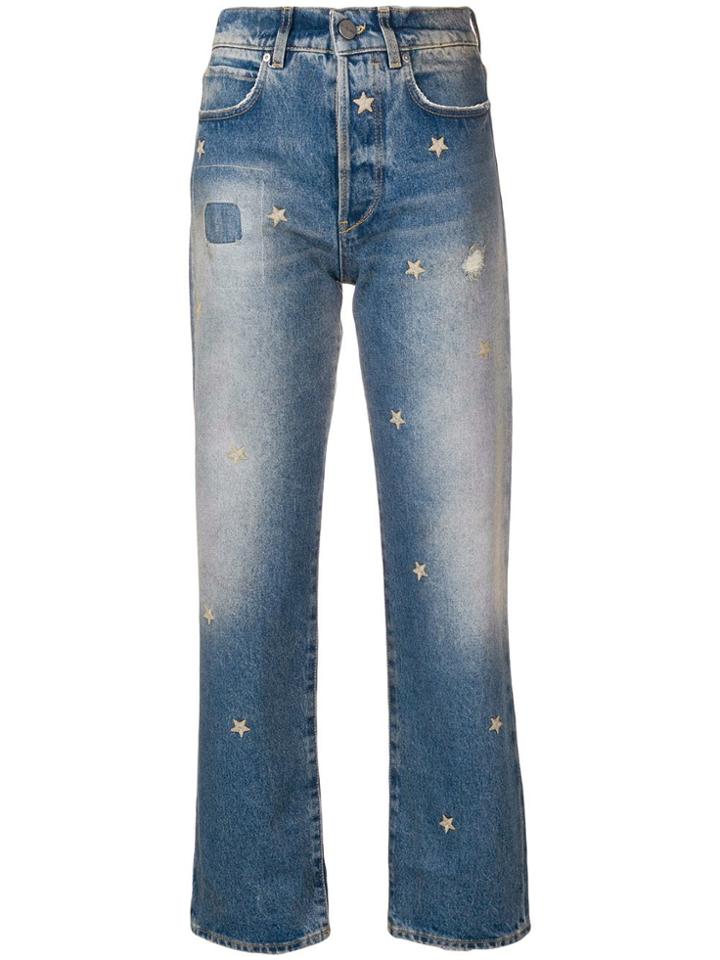 Pinko Straight-leg Trousers - Blue
