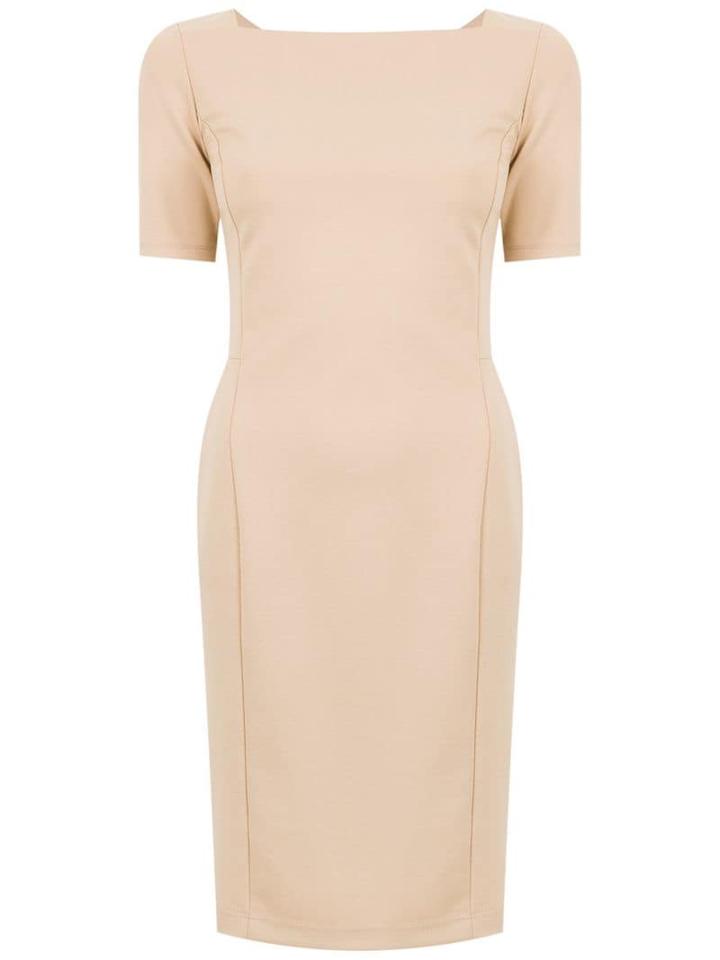 Gloria Coelho Short Sleeved Dress - Neutrals