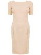 Gloria Coelho Short Sleeved Dress - Neutrals