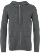 Natural Selection Zip Front Hooded Sweater - Grey