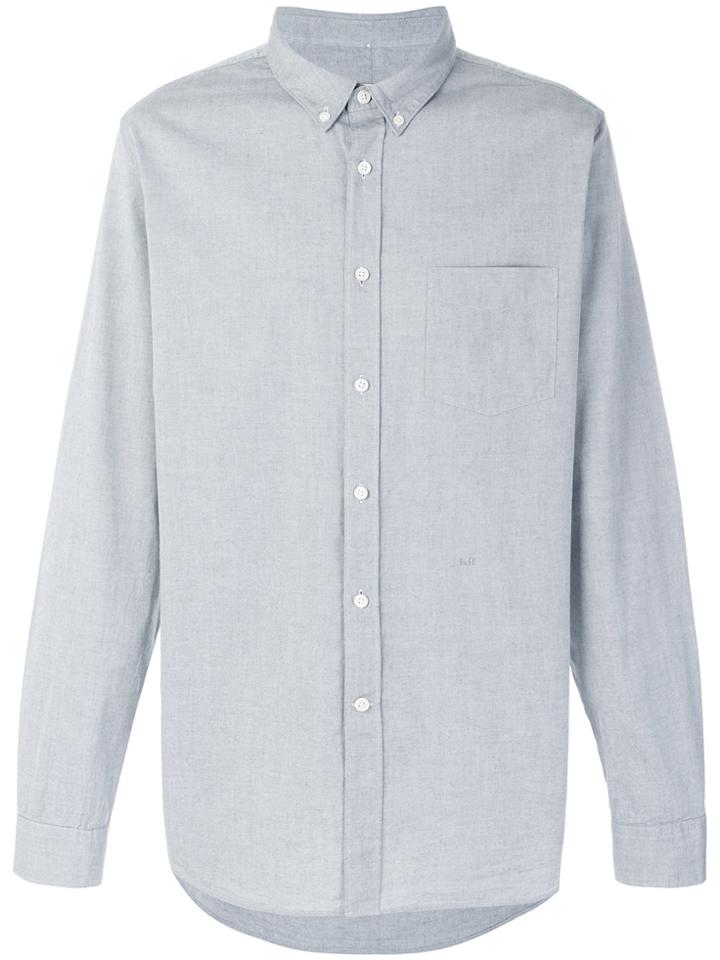 Closed Button Down Shirt - Grey