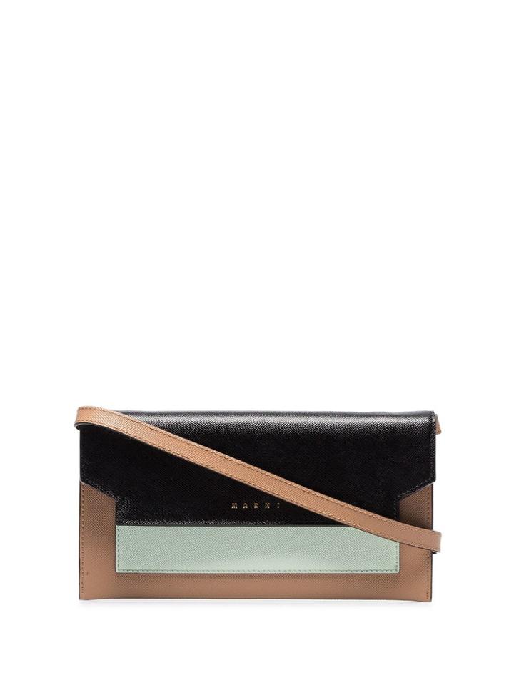 Marni Multicoloured Mini Flap Top Leather Shoulder Bag - Z198