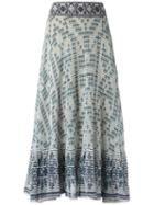 Cecilia Prado - Knit Midi Skirt - Women - Acrylic/lurex/viscose - M, Green, Acrylic/lurex/viscose