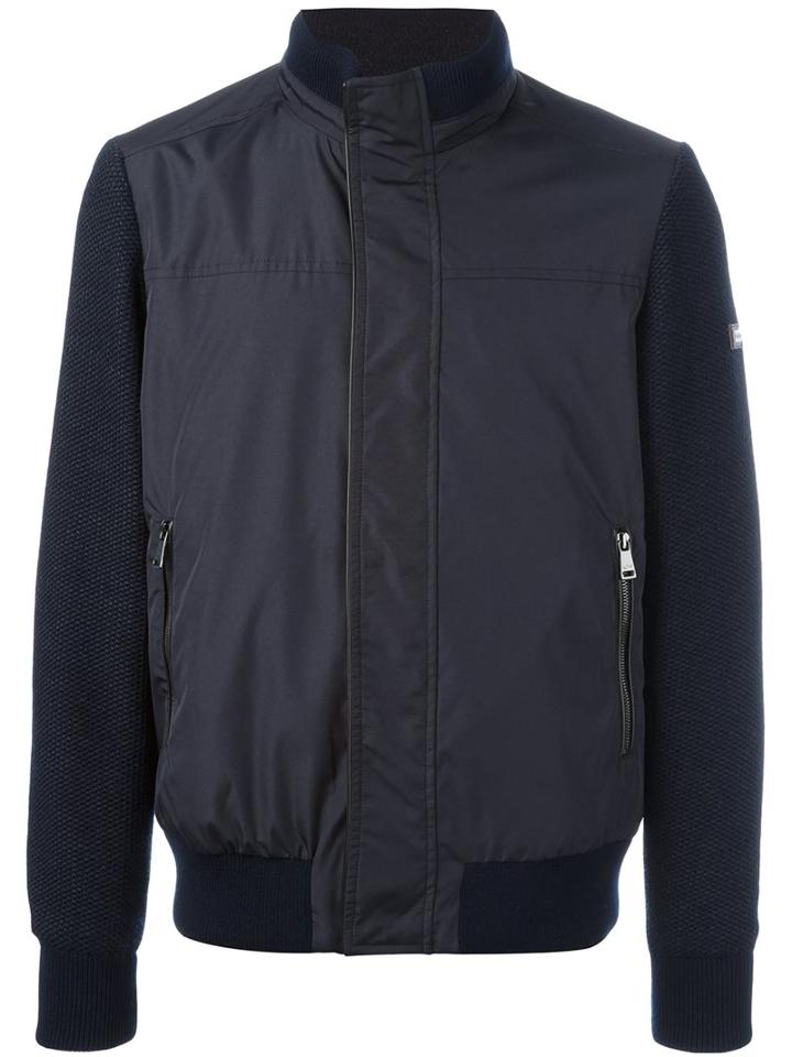 Paul & Shark Knit Sleeve Bomber Jacket