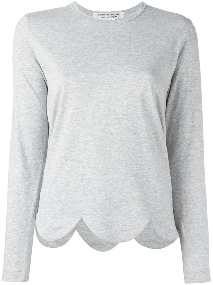 Comme Des Garçons Comme Des Garçons Scallop Hem T-shirt