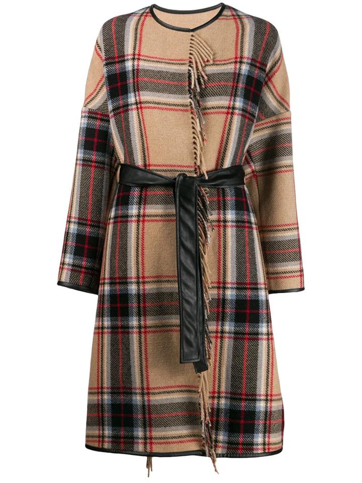 Pinko Costa Blanket Coat - Neutrals