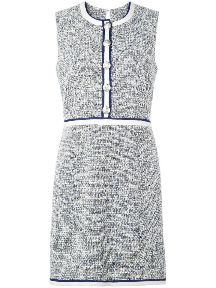 Veronica Beard Sleeveless Twill Dress - Blue