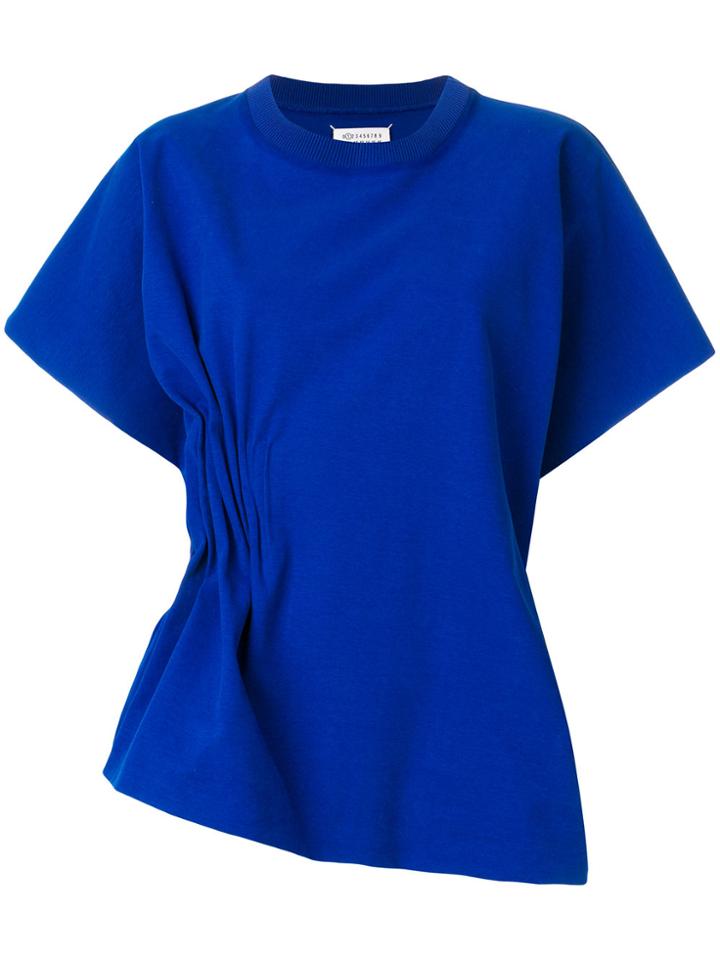 Maison Margiela Ruché Detail T-shirt - Blue