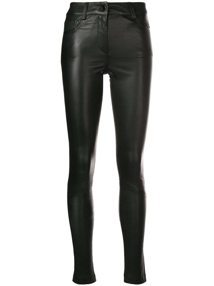 Blanca Skinny-fit Biker Trousers - Black