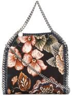 Stella Mccartney Floral Embroidered Falabella Tote - Brown