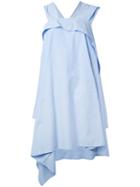 Koche - Draped Dress - Women - Cotton - 36, Blue, Cotton