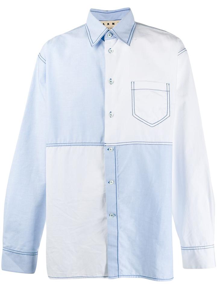 Marni Block Color Shirt - White
