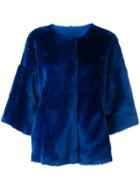 Desa 1972 Draped Fitted Jacket - Blue