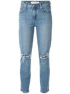Nobody Denim Midi Skinny-fit Jeans - Blue