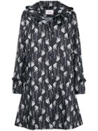 Dorothee Schumacher Guitar Print Parka Coat - Black
