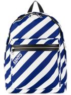 Kenzo Hyper Striped Backpack - Blue