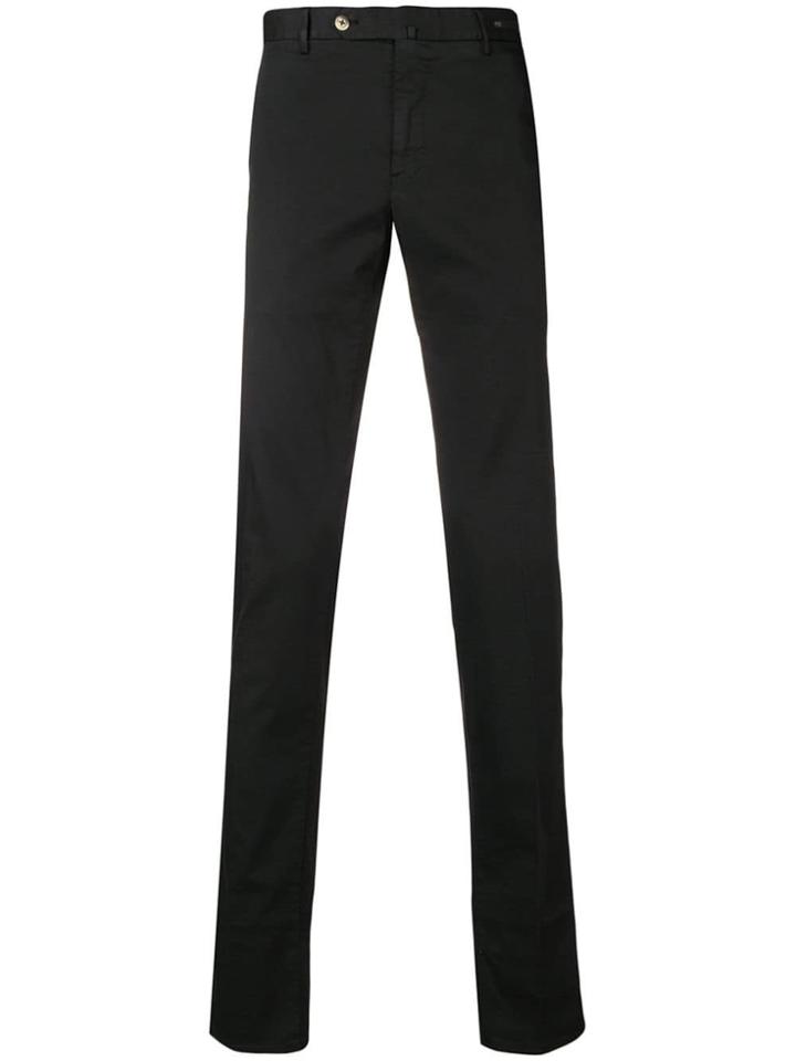 Pt01 Simple Chino Trousers - Black