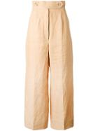 Sportmax High Waisted Trousers - Nude & Neutrals