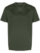 Les Hommes Eyelet T-shirt - Green