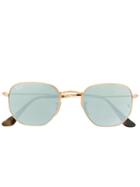 Ray-ban Geometric Shape Sunglasses - Gold