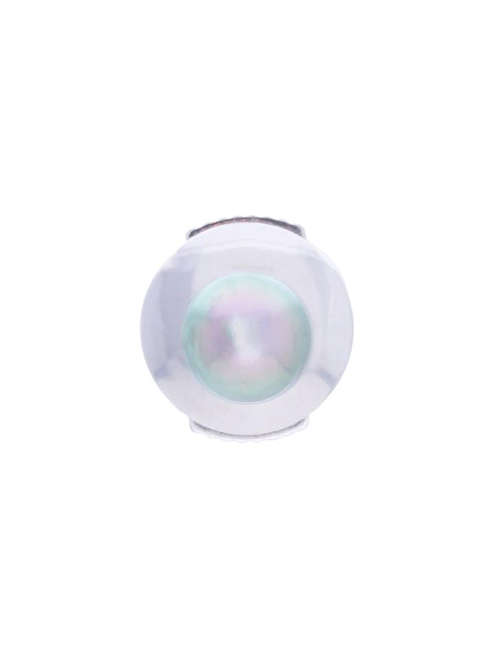 Yvonne Léon Petit Grey Pearl Stud Earring - Metallic