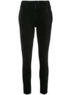 Quantum Courage Velvet Joggers - Black