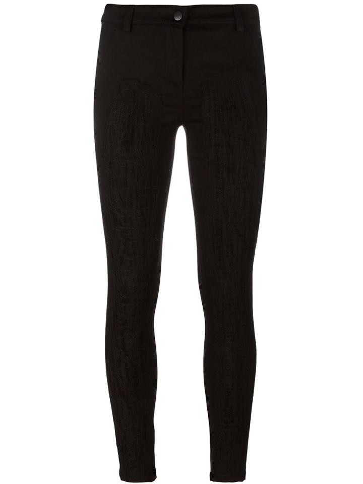 Andrea Ya'aqov Stitching Detail Trousers - Black