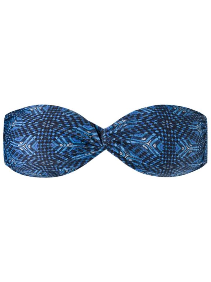 Lygia & Nanny Abstract Print Bandeau Bikini Top
