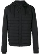 Herno Padded Hooded Jacket, Men's, Size: 56, Black, Polyamide/polyester/polyurethane