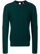 Paul Smith Contrast Binding Jumper, Men's, Size: Large, Green, Cashmere