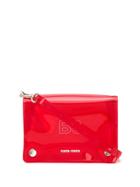 Nana-nana Clear Shoulder Bag - Red