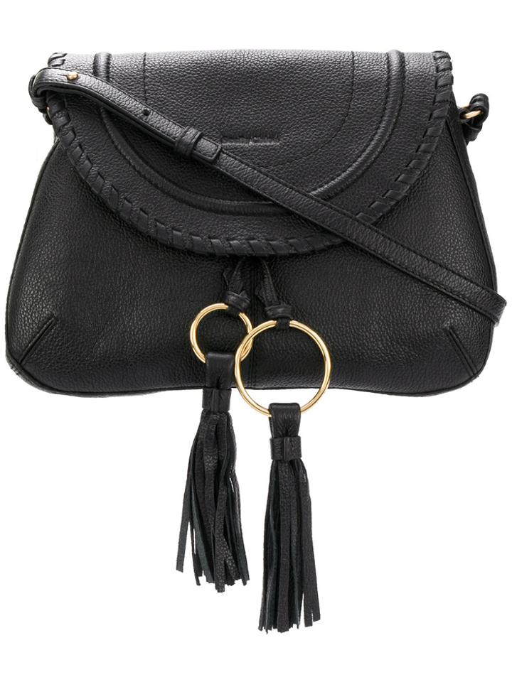 See By Chloé Tassel Saddle Bag - Black