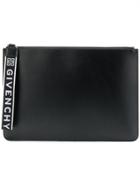 Givenchy Large Pouch With Logo Wrist Strap - Black