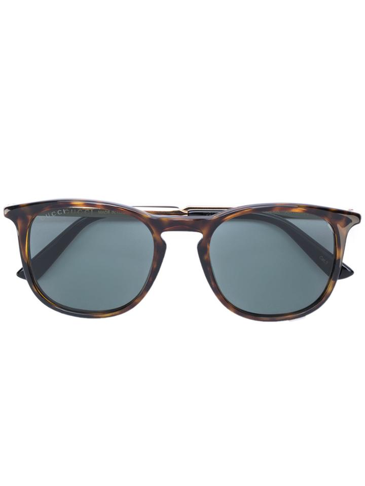 Gucci Eyewear Square Frame Sunglasses - Black
